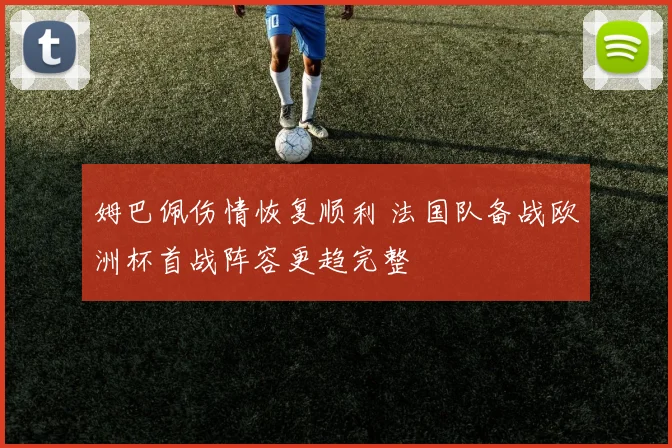 姆巴佩伤情恢复顺利 法国队备战欧洲杯首战阵容更趋完整